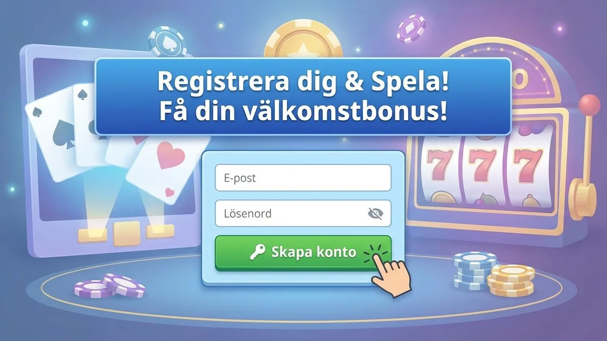 Registrera dig med bonus